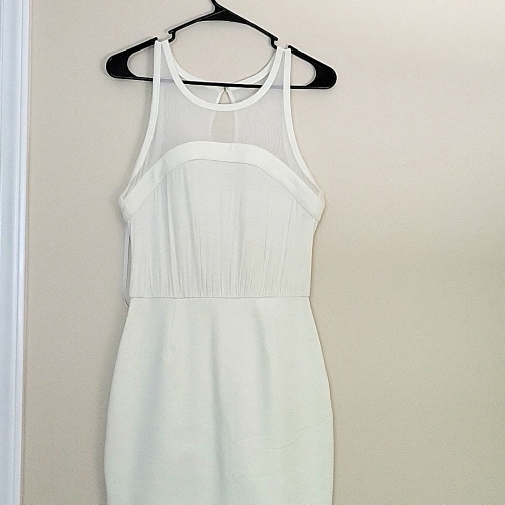 BCBG White Cocktail Dress